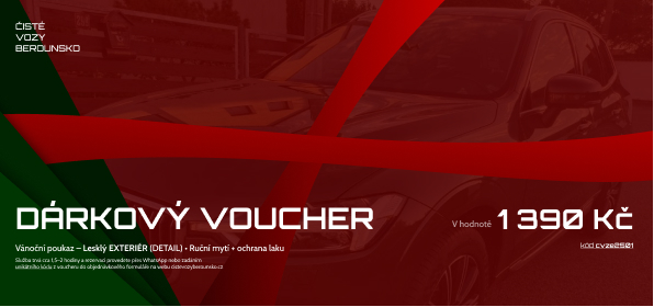 Dárkový poukaz – Exteriér DETAIL